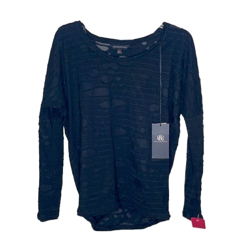 ❤️ 🆕 ROCK & REPUBLIC Long Sleeve Shirt Size XS